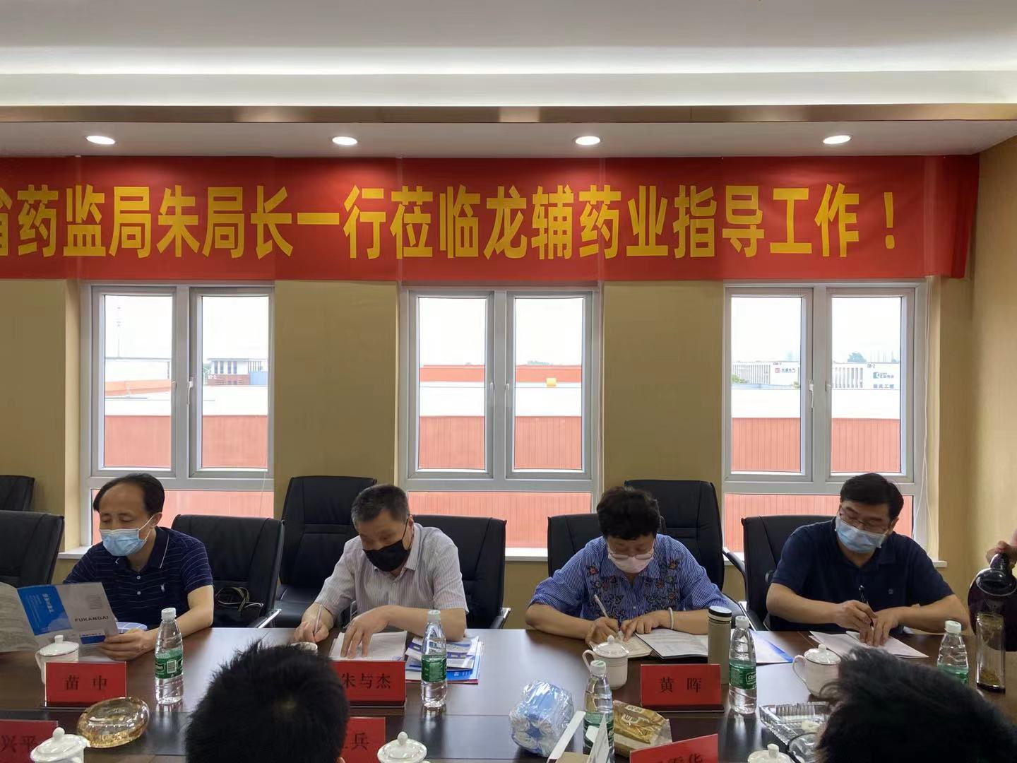 湖北省藥品監(jiān)督管理局朱與杰副局長一行來公司調研